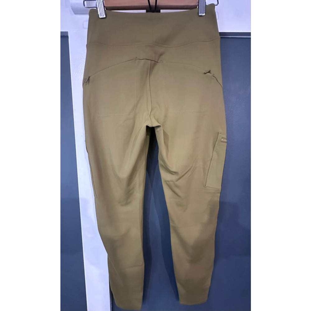 Women's Athleta Headlands Hybrid Cargo II Tight Leggings Size 4 Olive Green - Picture 2 of 4